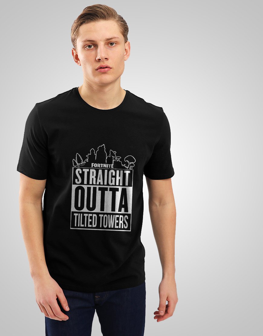 New Straight Outta Tilted Towers Custom T Shirt Size S To 5xl