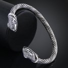 Valknut Viking Fenrir Pengan Wolves Norse Viking Snake Bangles Handmade Bracelet