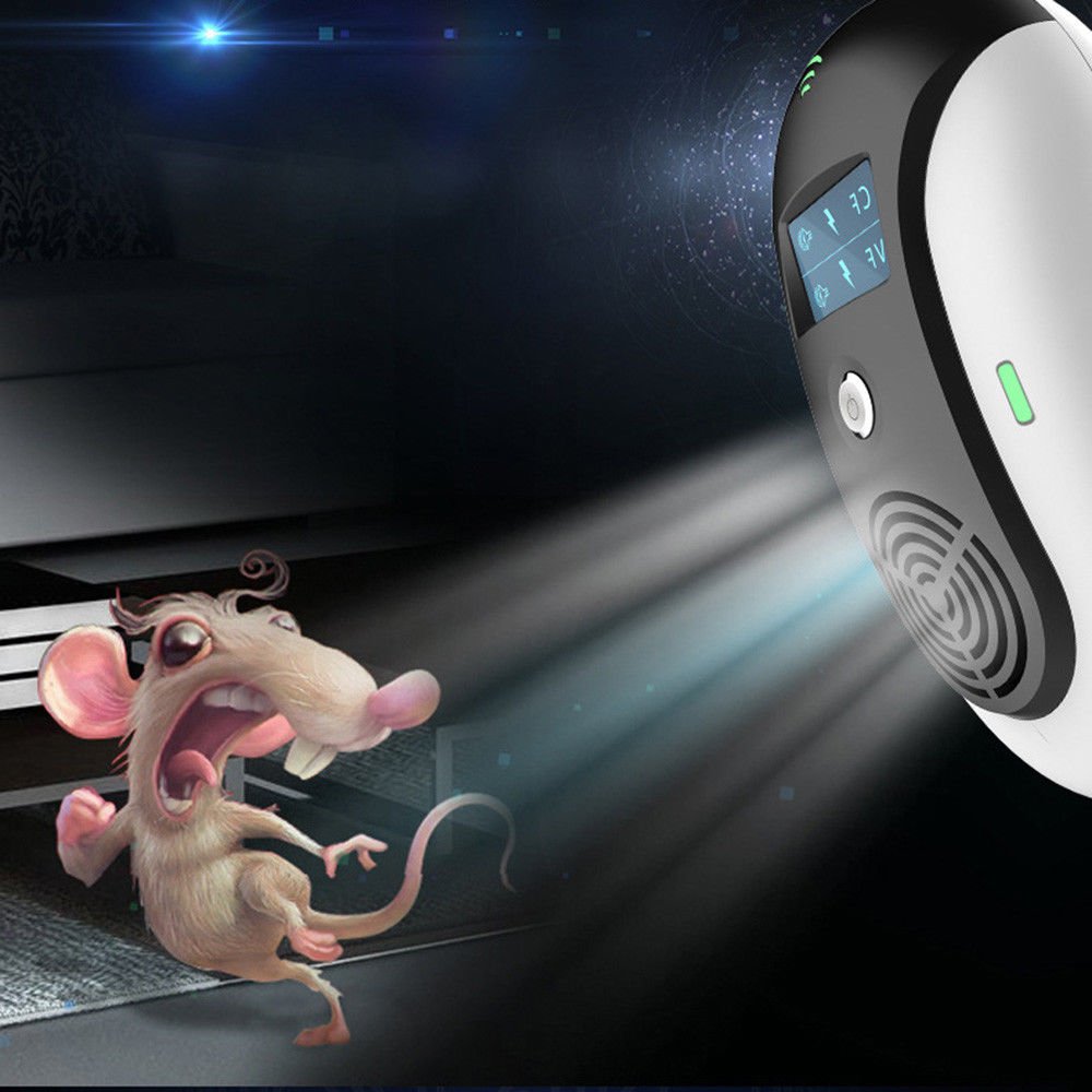 Pest Repeller Ultrasonic Plug in Indoor & Outdoor Insects Control Home