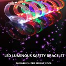LED luminous bracelet with wrist strap highlighting version of the concert party night run cycling