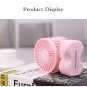 Couple Mini Fan USB Charging Double Motor Folding With Night Light Electric Fan