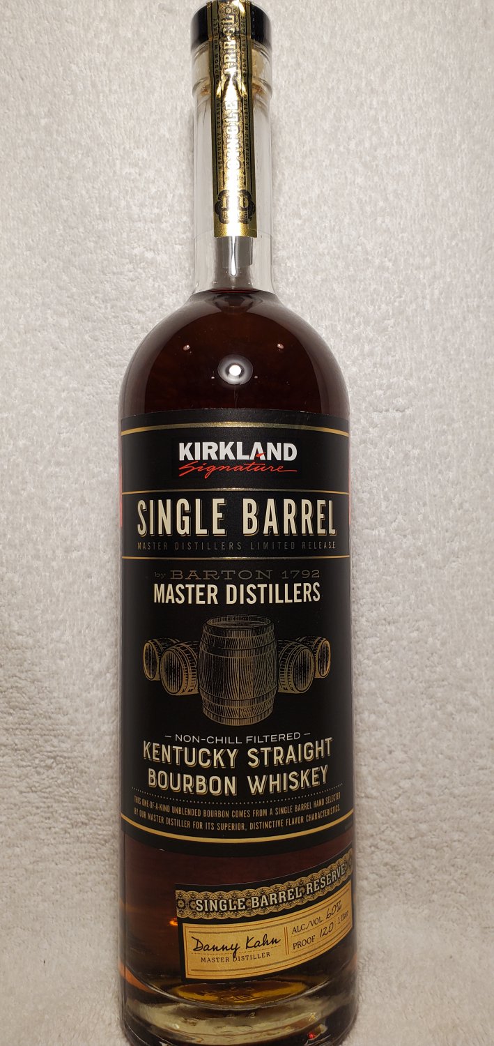 Kirklands single barrel bourbon master distillers limited edition