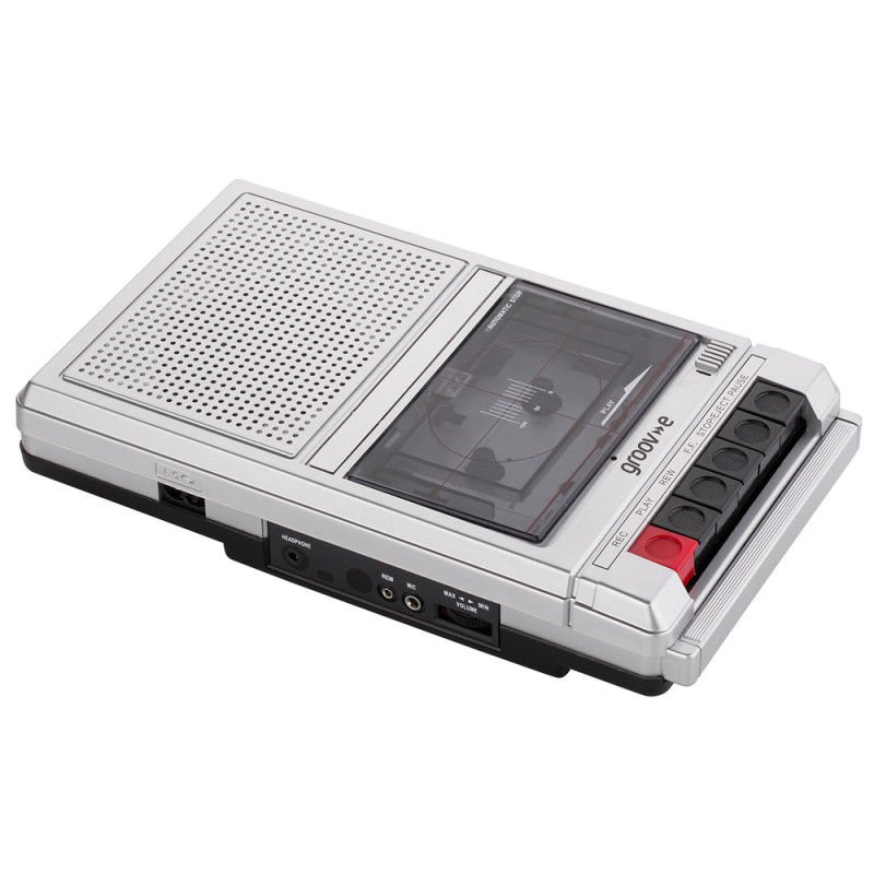 Groove Shoebox Cassette Player and Recorder Vintage Style