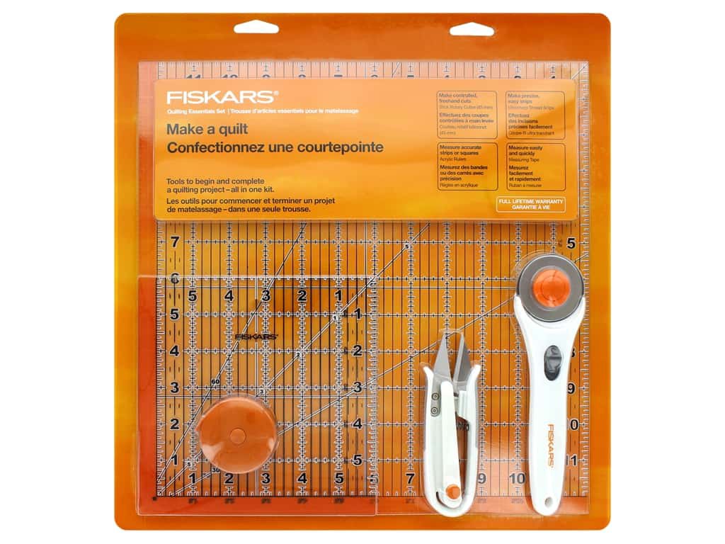 Fiskars Tool Quilting Essential Set 5 pc
