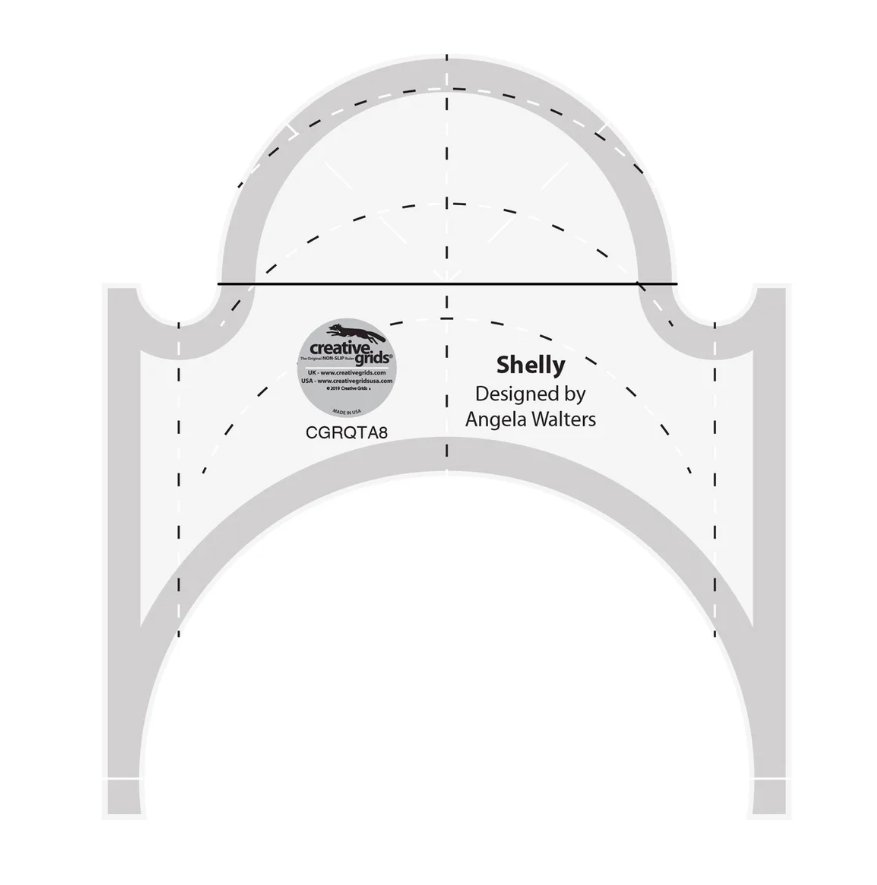 Creative Grids Shelly 4-1/2" x 5-1/4" Clamshell