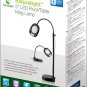Naturalight LED 5" Floor Magnifying Light-Black