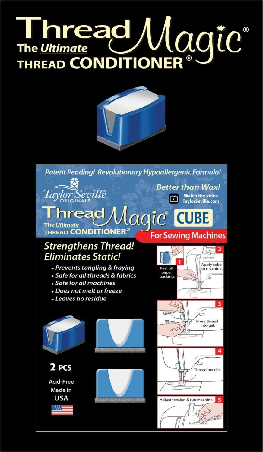 Taylor Seville Thread Magic Cube - Pack of 2