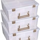 ArtBin 6990ZZ Super Satchel Double Deep 3-Pack ArtBin 6990ZZ Super Satchel Double Deep 3-Pack
