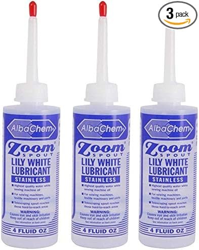 ZOOM-SPOUT Sewing Machine Oil Oiler 4FL OZ.(118ml) (3 packs)