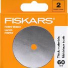 Fiskars Replacement Rotary Cutter Blades For 60mm - 2/Pack