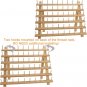 60 Spools Wooden Thread Rack/Thread Holder Organizer with Hanging Hooks (2 packs)