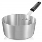 GRIDMANN 2.75 Qt Tapered Aluminum Sauce Pan with Silicone Handle, NSF Professional Cookware