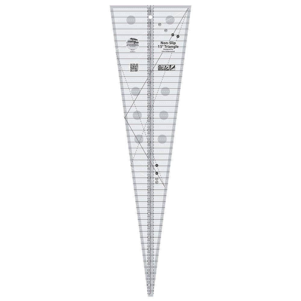 Creative Grids 15 Degree Triangle Quilt Ruler &acirc;�� CGREU1