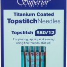 Superior Threads - Topstitch Titanium Coated Sewing Needles #80/12 Superior Threads - Topstitch Titanium Coated Sewing Needles #80/12