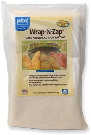 Fields Pellon&Acirc;&reg; Wrap N Zap&Acirc;&reg; Microwave Safe 100percent Natural Cotton Batting 45 x 1 Yard