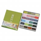 Kuretake Gansai Tambi Watercolor Pans - Set of 24, Art Nouveau Kuretake Gansai Tambi Watercolor Pans - Set of 24, Art Nouveau