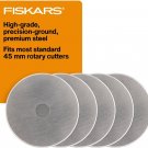 Fiskars 45mm Rotary Blades (5 Pack) - Rotary Cutter Blade Replacement Fiskars 45mm Rotary Blades (5 Pack) - Rotary Cutter Blade Replacement