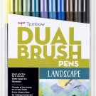 Tombow 56169 Dual Brush Pen Art Markers, Landscape, 10-Pack Tombow 56169 Dual Brush Pen Art Markers, Landscape, 10-Pack