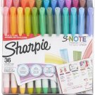 Sharpie S-Note Creative Markers, Chisel Tip, Assorted Colors, Pack of 36 Sharpie S-Note Creative Markers, Chisel Tip, Assorted Colors, Pack of 36