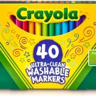 Crayola Ultra Clean Fine Line Washable Markers (40ct)