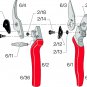 Felco F6 Pruning Shears &acirc;�� 7.7in Swiss-Made Garden Clippers for Medium Hands