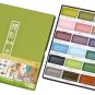 Kuretake GANSAI TAMBI Watercolor Paint Set 24 Colors II - Art Nouveau