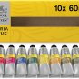 Winsor Newton Galeria Acrylic Paint, 10 x 60ml 2oz Tube Paint Set