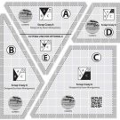 Creative Grids Scrap Crazy 6 Template Set Quilt Ruler – CGRMT6 Creative Grids Scrap Crazy 6 Template Set Quilt Ruler – CGRMT6