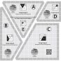 Creative Grids Scrap Crazy 6 Template Set Quilt Ruler – CGRMT6