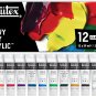 Liquitex Professional Heavy Body Acrylic Paint, Classic Set (12 x 59ml / 2-oz Tubes)