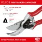 Felco F2 Pruning Shears â 9.25" Swiss-Made Garden Clippers for Professional Pruning