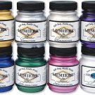 Jacquard Lumiere 8 Pack - Metallic Paint for Fabric Paper Wood Ceramic & Metal - Light-bodied
