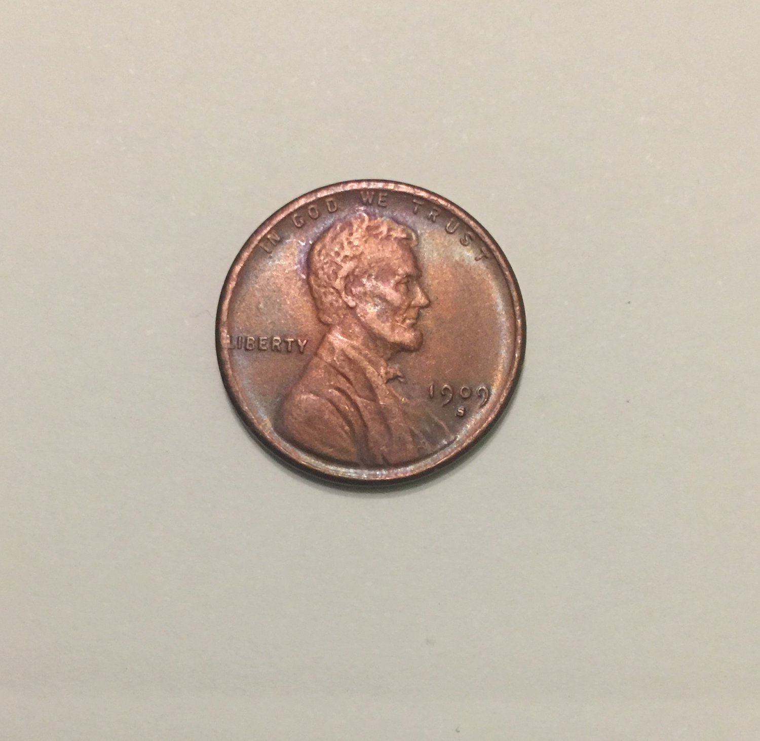 Souvenir USA Lincoln Penny 1909 S VDB Small Cent - free shipping