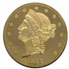 Souvenir USA 1898 Liberty Head $20 Gold Plated - FREE SHIPPING