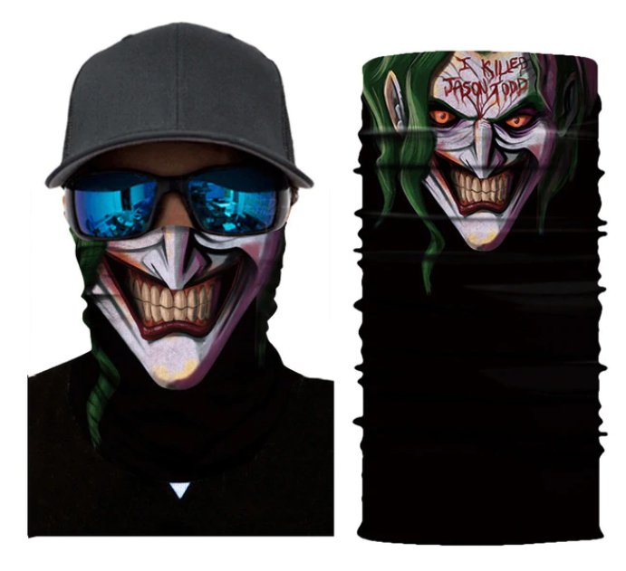 Joker Batman 333 Face Mask Cycling Scarf Bandanas Ski Winter Biker Mask