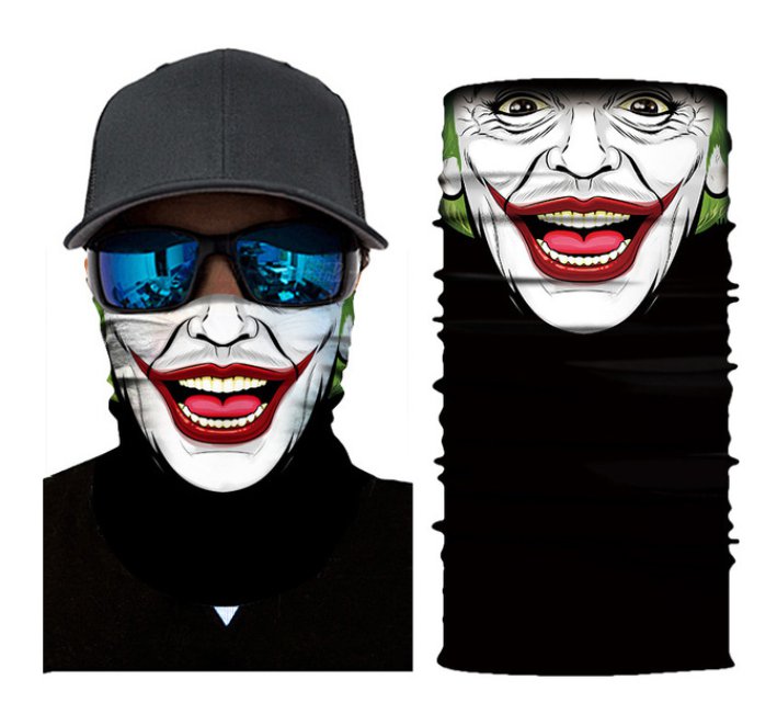 Crazy Klown/Joker Face Mask Cycling Scarf Bandanas Ski Winter Biker Mask