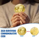 Commemorative COVID 19 I Survived 2020 Coin Gold Plated - free shipping