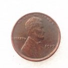 Souvenir USA Lincoln Penny 1917 Double Die Obverse Small Cent - free shipping