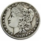 1893 CC Morgan Dollar Silver Plated Comemmorative Hand Made Coin - Free Shipping