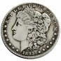 1893 CC Morgan Dollar Silver Plated Comemmorative Hand Made Coin - Free Shipping