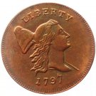 Souvenir USA 1797 Liberty Cup Half Cent Copper - Free Shipping