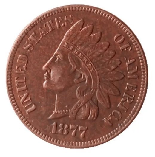 Souvenir USA Indian Head 1877 Small Cent - Free Shipping