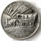 Souvenir USA 1934 S Oregon Commemorative Silver Plated Half Dollar - Free Shipping