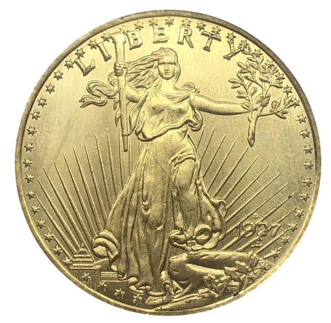 Souvenir The Saint-Gaudens Double Eagle 1927 D - FREE SHIPPING