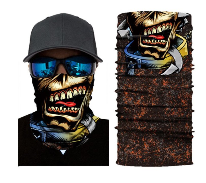 Iron Maiden Skull Head Bandana Scarf Mask Biker Cycling Mask Baraclava Free Shipping