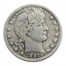 Souvenir USA Barber Quarter Dollars 1897 O - FREE SHIPPING