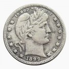 Souvenir USA Barber Quarter Dollars 1899 S - FREE SHIPPING