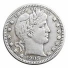 Souvenir USA Barber Quarter Dollars 1903 O - FREE SHIPPING