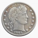 Souvenir USA Barber Quarter Dollars 1905 O - FREE SHIPPING
