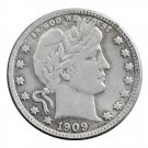 Souvenir USA Barber Quarter Dollars 1909 O - FREE SHIPPING
